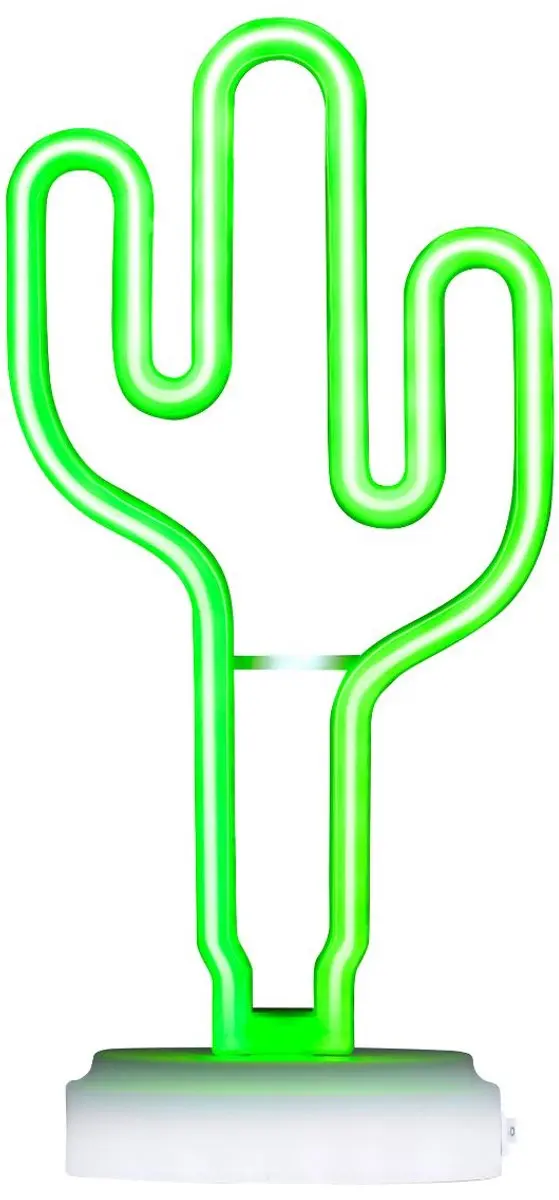 Grundig Neon Cactus Oplaadbare LED Tafellamp - Groen