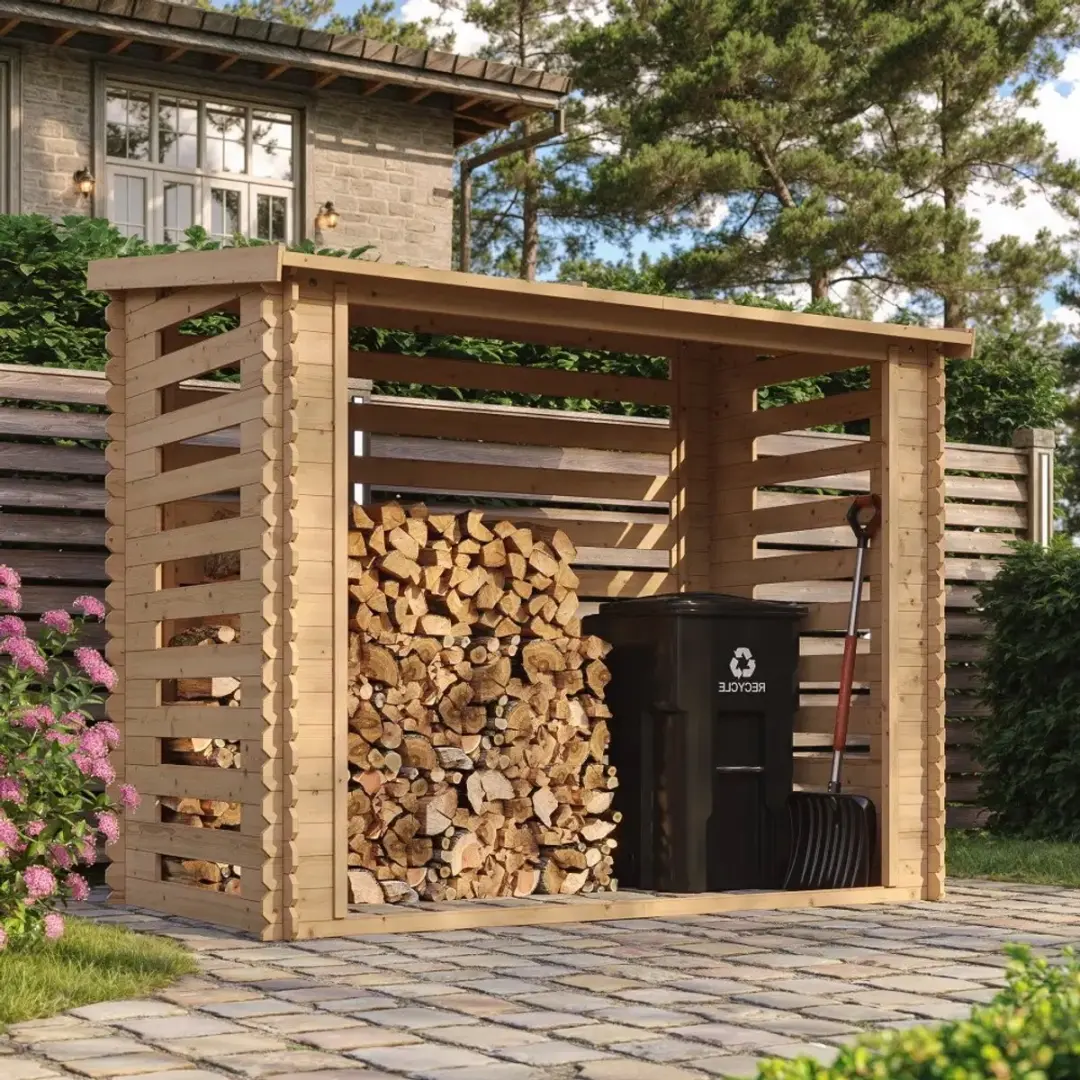 Intergard Houtberging Haardhout 130x228x199cm