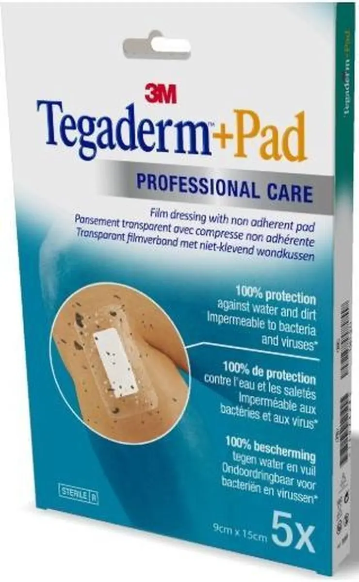 3M Tegaderm+Pad 9x15cm - 5 Stuks