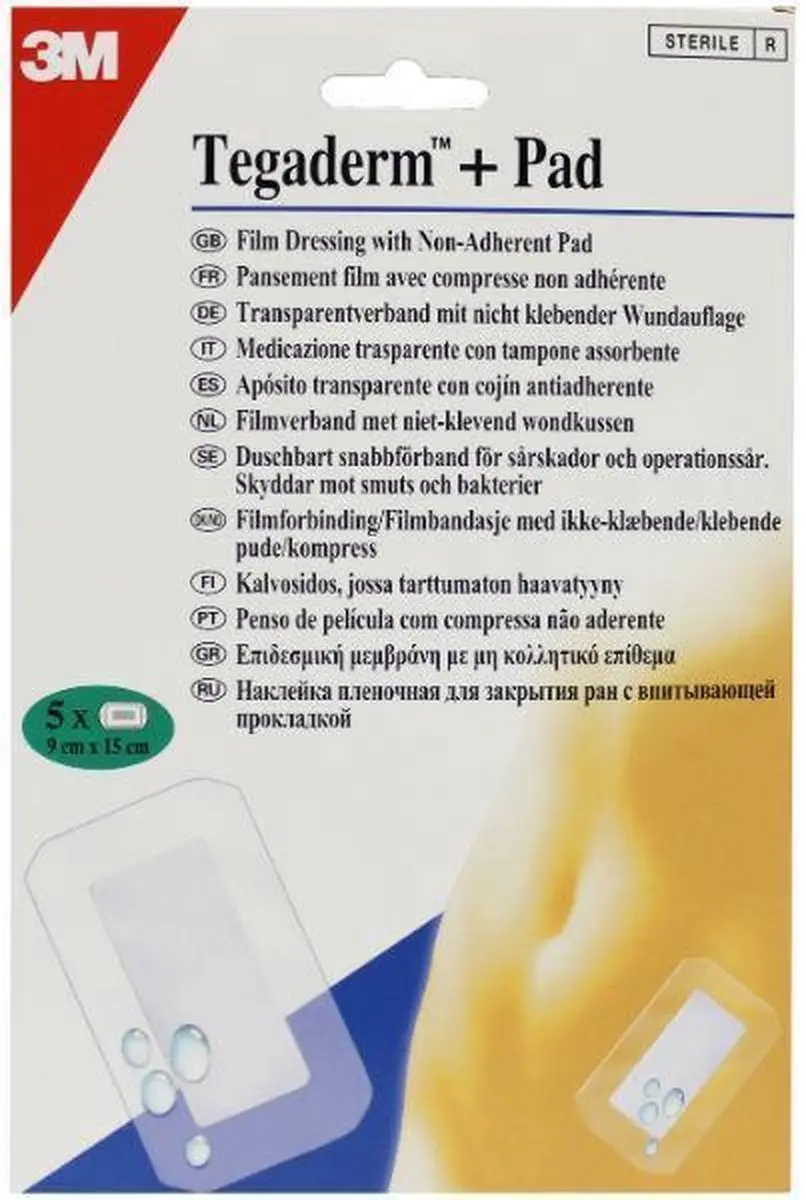3M Tegaderm+Pad 9x15cm - 5 Stuks