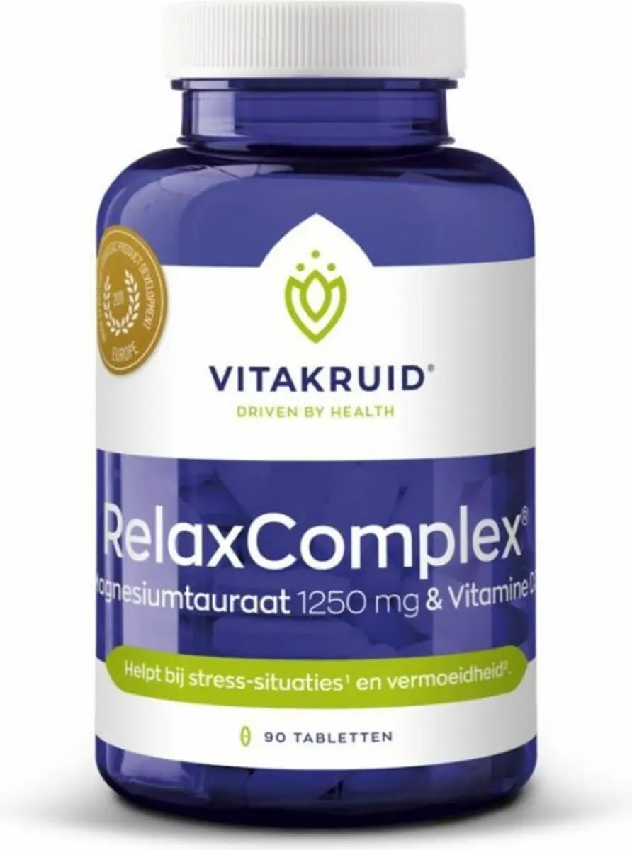 Vitakruid RelaxComplex 180g - 2x90 Tabletten - afbeelding 6 van 6