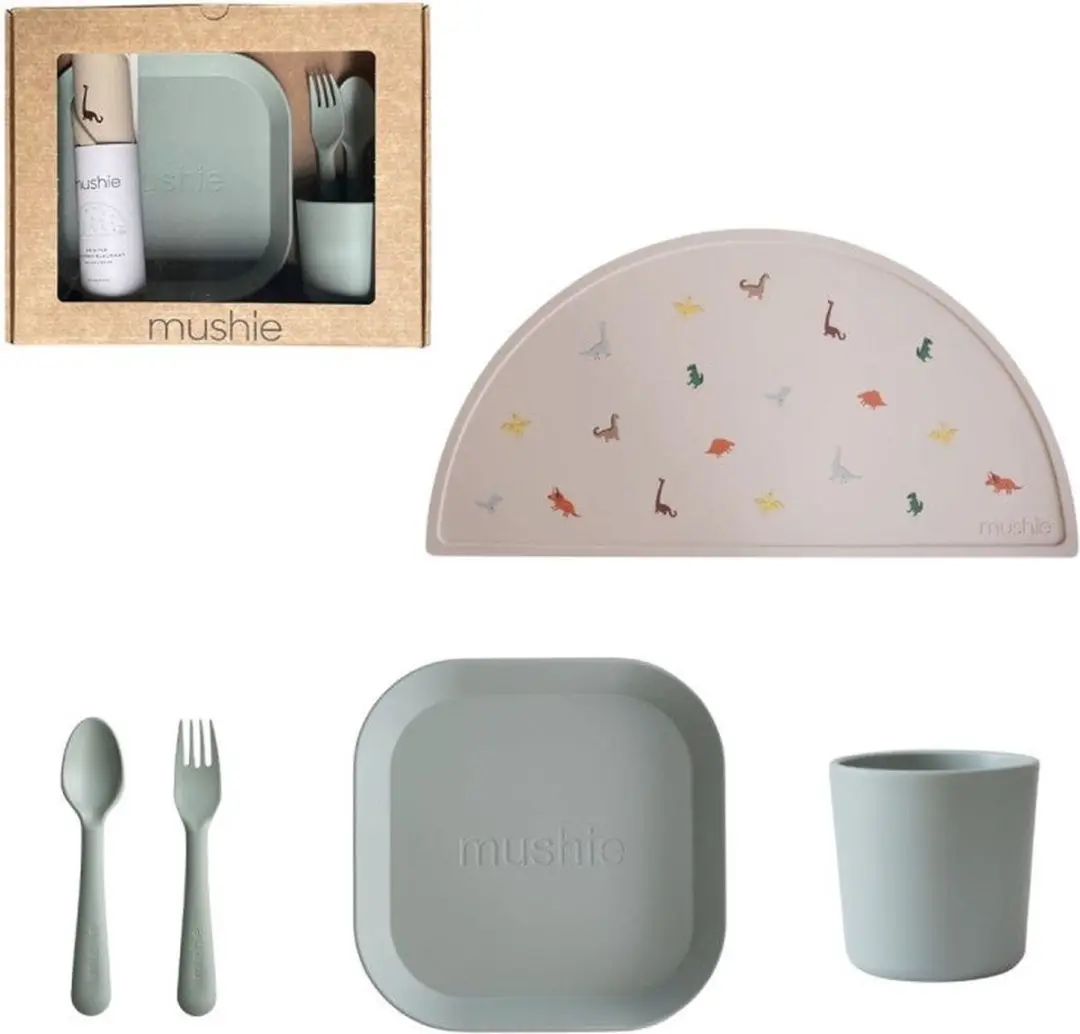 Mushie Geschenkverpakking Kinderserviesset