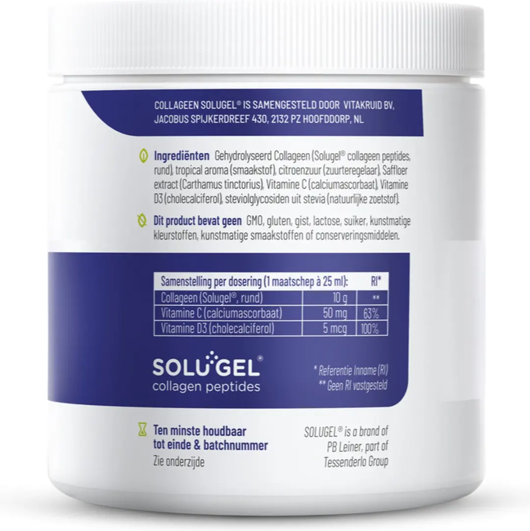 Vitakruid Collageen Solugel Poeder 250g