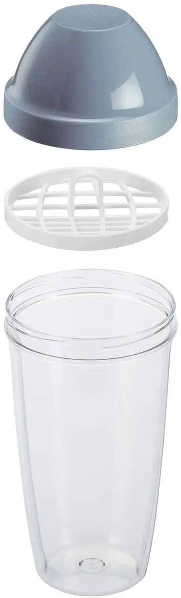 Westmark Mixbeker Maxi 0,5L - BPA-vrij - Doorzichtig/Blauw - afbeelding 6 van 6
