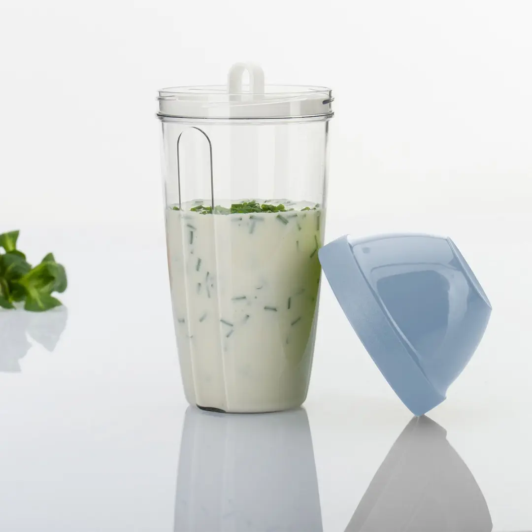 Westmark Mixbeker Maxi 0,5L - BPA-vrij - Doorzichtig/Blauw