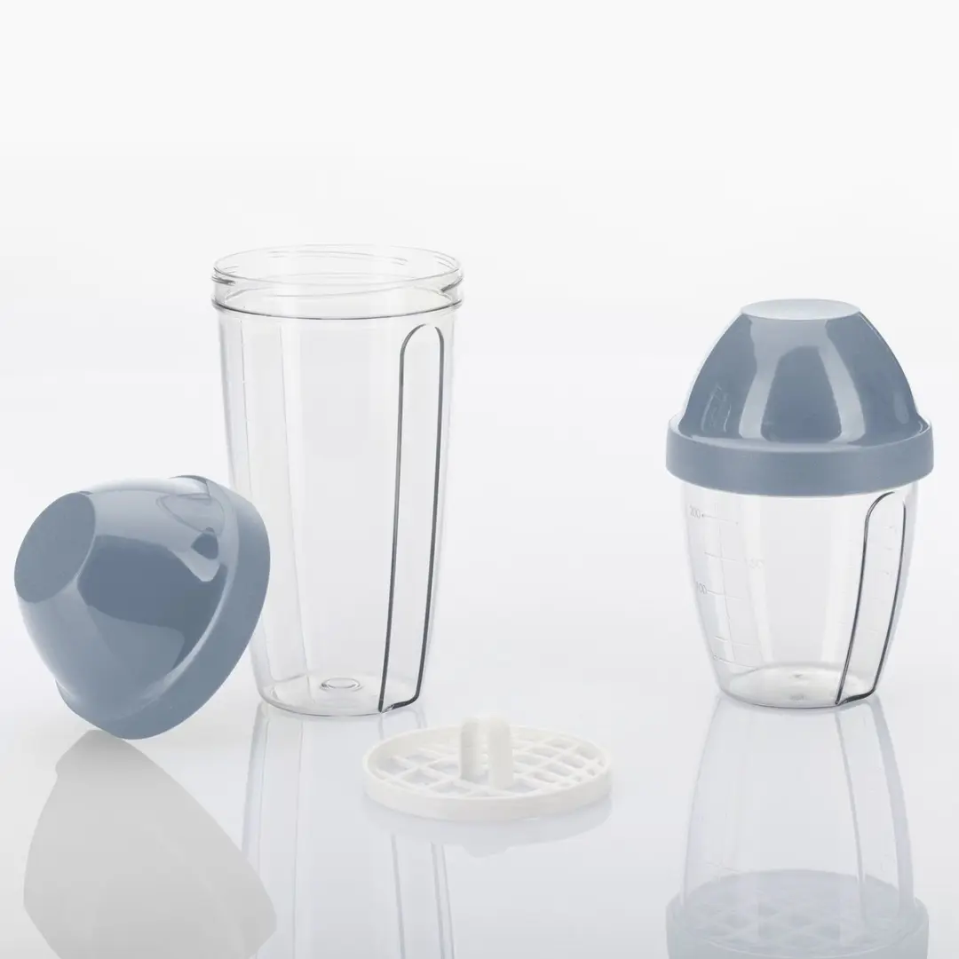 Westmark Mixbeker Maxi 0,5L - BPA-vrij - Doorzichtig/Blauw