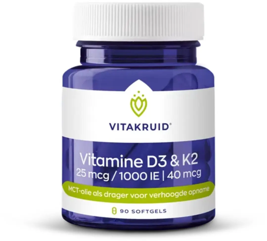 Vitakruid Vitamine D3 K2 Softgels