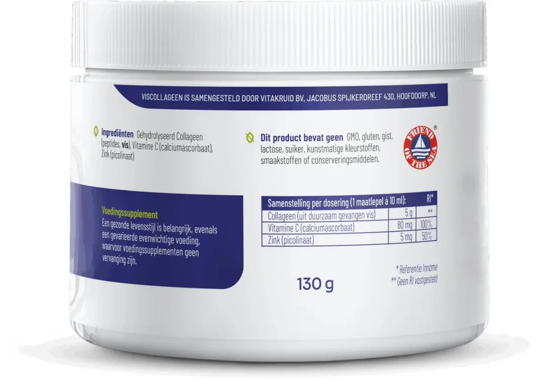 Vitakruid Viscollageen 130g