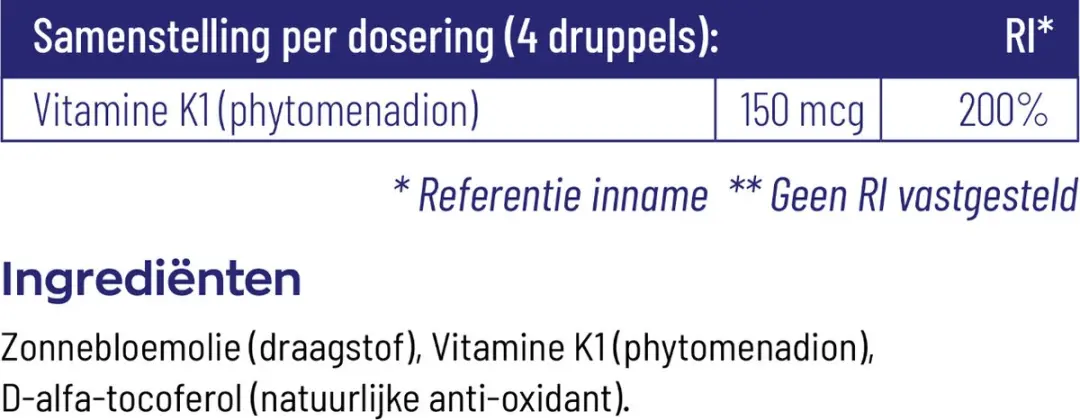 Vitakruid Vitamine K Baby 10ml
