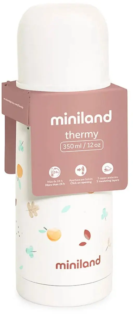 Miniland Valencia 350ml Thermosfles - Transparant