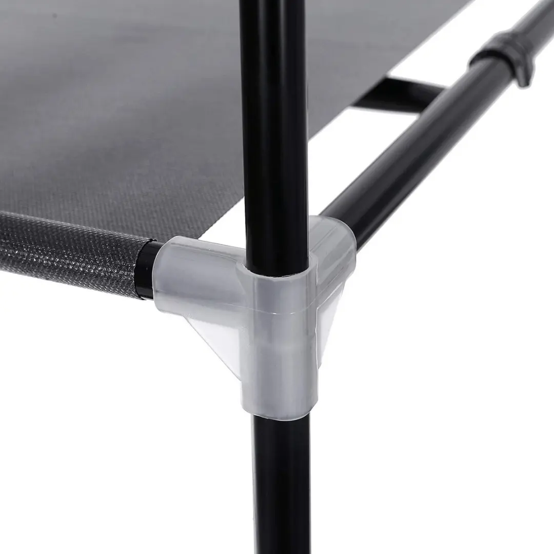 Songmics RYG83H Stoffen Kledingkast 160x75cm - Zwart - afbeelding 6 van 6