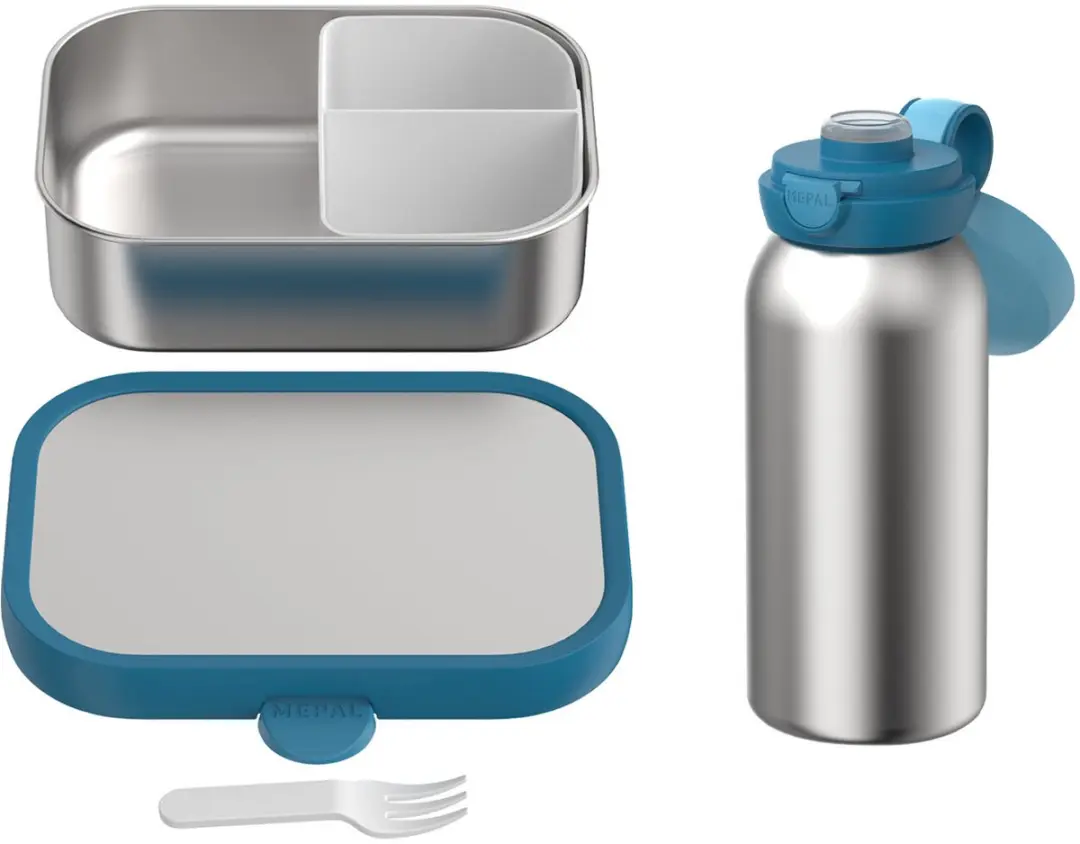 Mepal Campus Lunchset - 2 Stuks Cool Blue