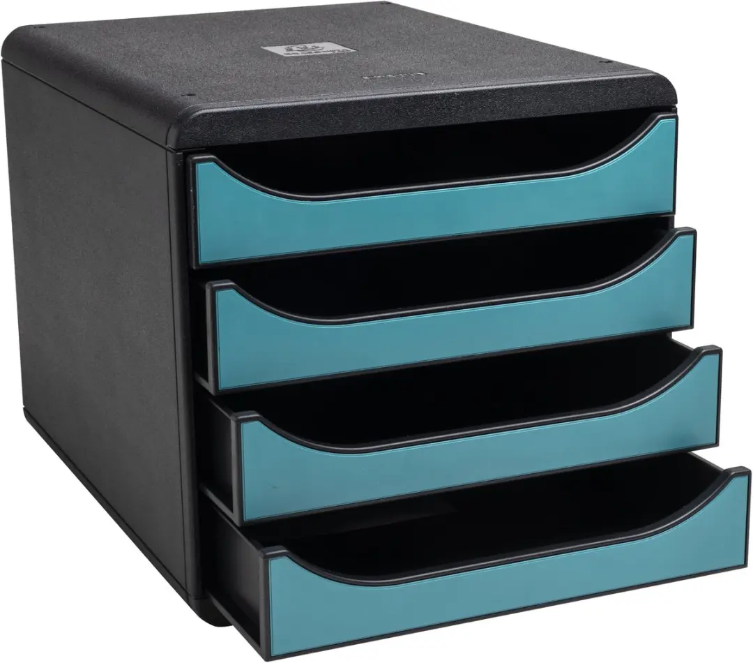 Exacompta Ladenbox Big Box 4 Laden - Pacific blauw - afbeelding 6 van 6