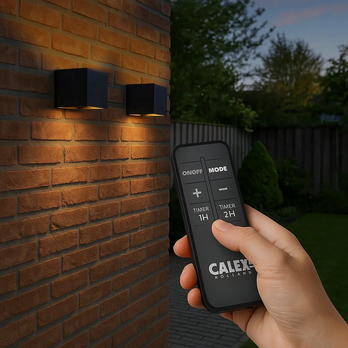 Calex Falerna Wandlamp Oplaadbaar 2700K - 6 Stuks - Zwart