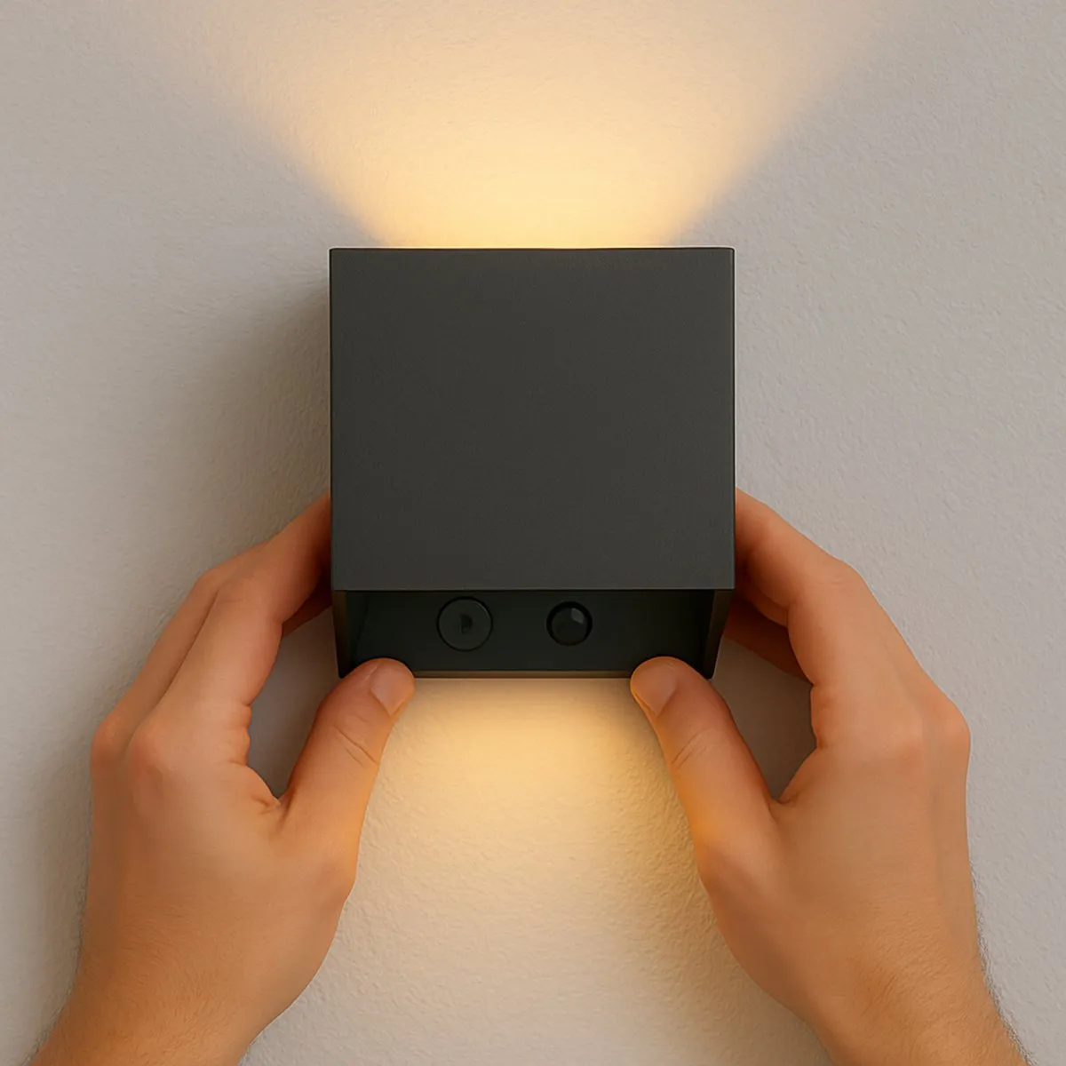 Calex Falerna Wandlamp Oplaadbaar 2700K - 6 Stuks - Zwart