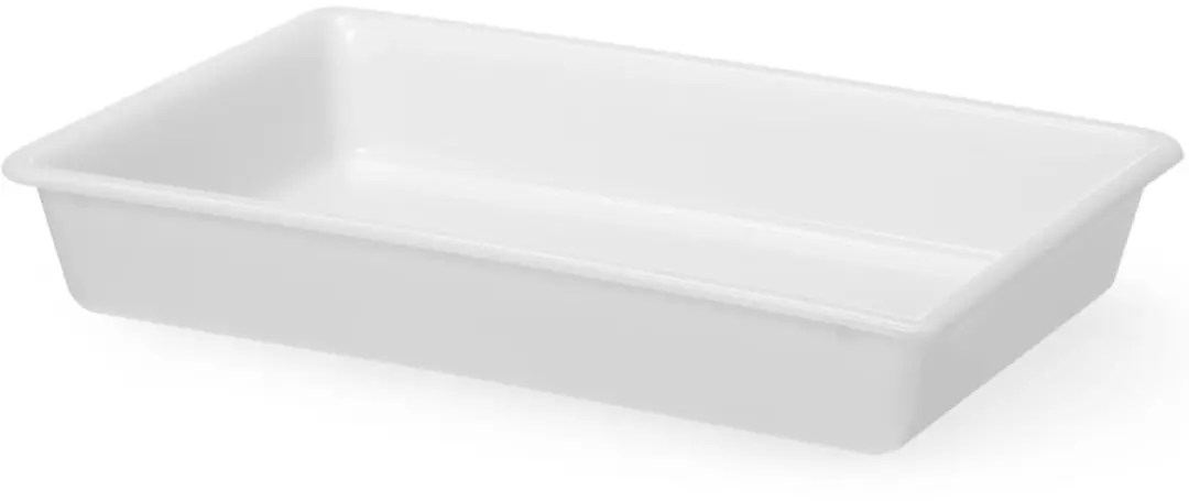 HENDI Bereidingsbak PE 8L - 480x330x80mm Wit