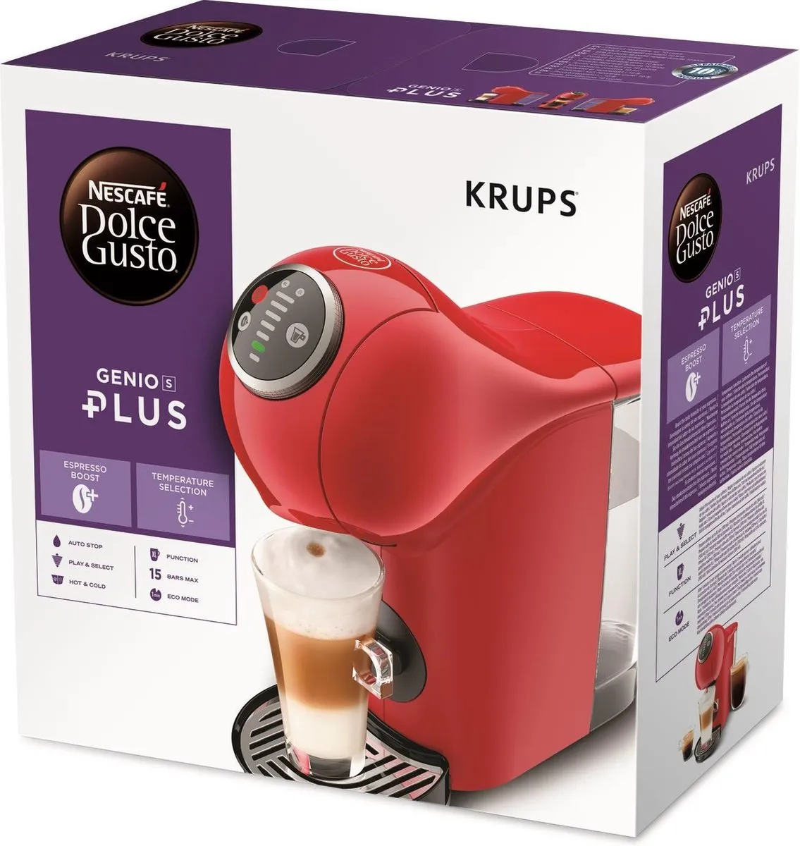 Krups NESCAFÉ Dolce Gusto Genio S Plus KP3405 Koffiecupmachine - Rood