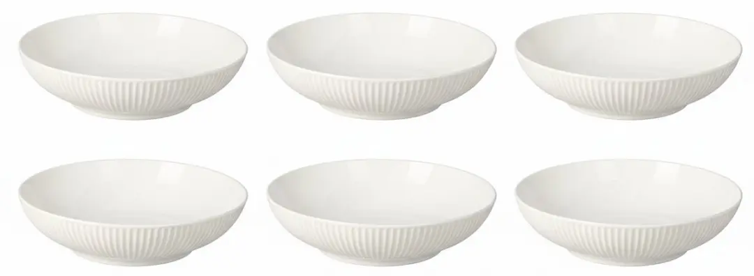 Cookinglife Siaki New Bone Diepe Bord - Ø20cm - 6 Stuks