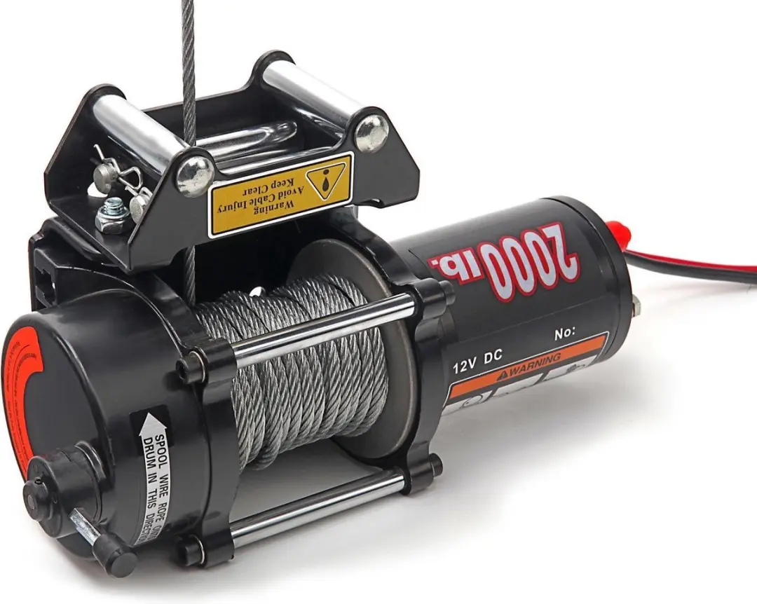 HBM 12V Bumperlier 900 Kg - 8m Kabel met Haak