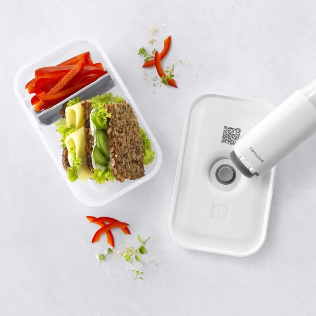 Zwilling Fresh & Save Vacuüm Lunchbox M - 0.8L - Semi-transparant - afbeelding 6 van 6