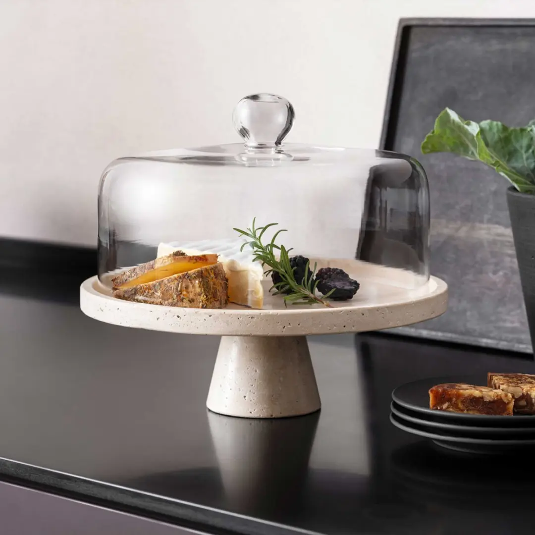 Villeroy & Boch Manufacture Travertine Servierschaal - Ø28cm - Beige