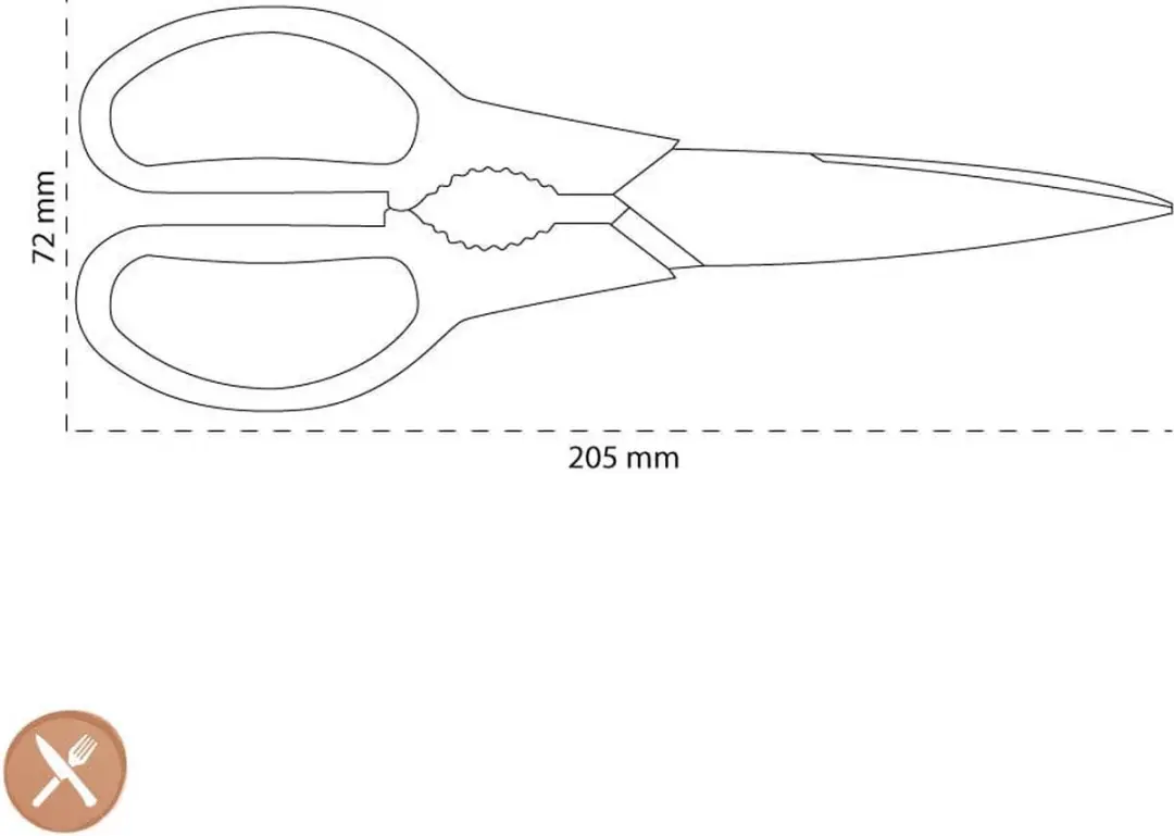 Zwilling Twin Multifunctionele Schaar 200mm - Inox/Zwart - afbeelding 6 van 6