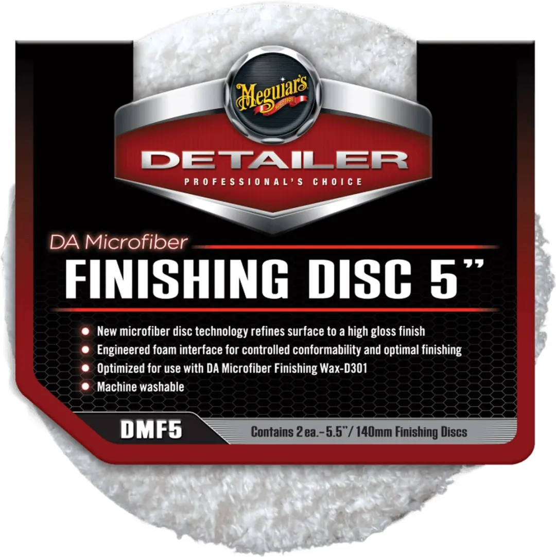 Meguiar's DA Microfiber Polijstschijf 135mm - 2 Stuks Wit