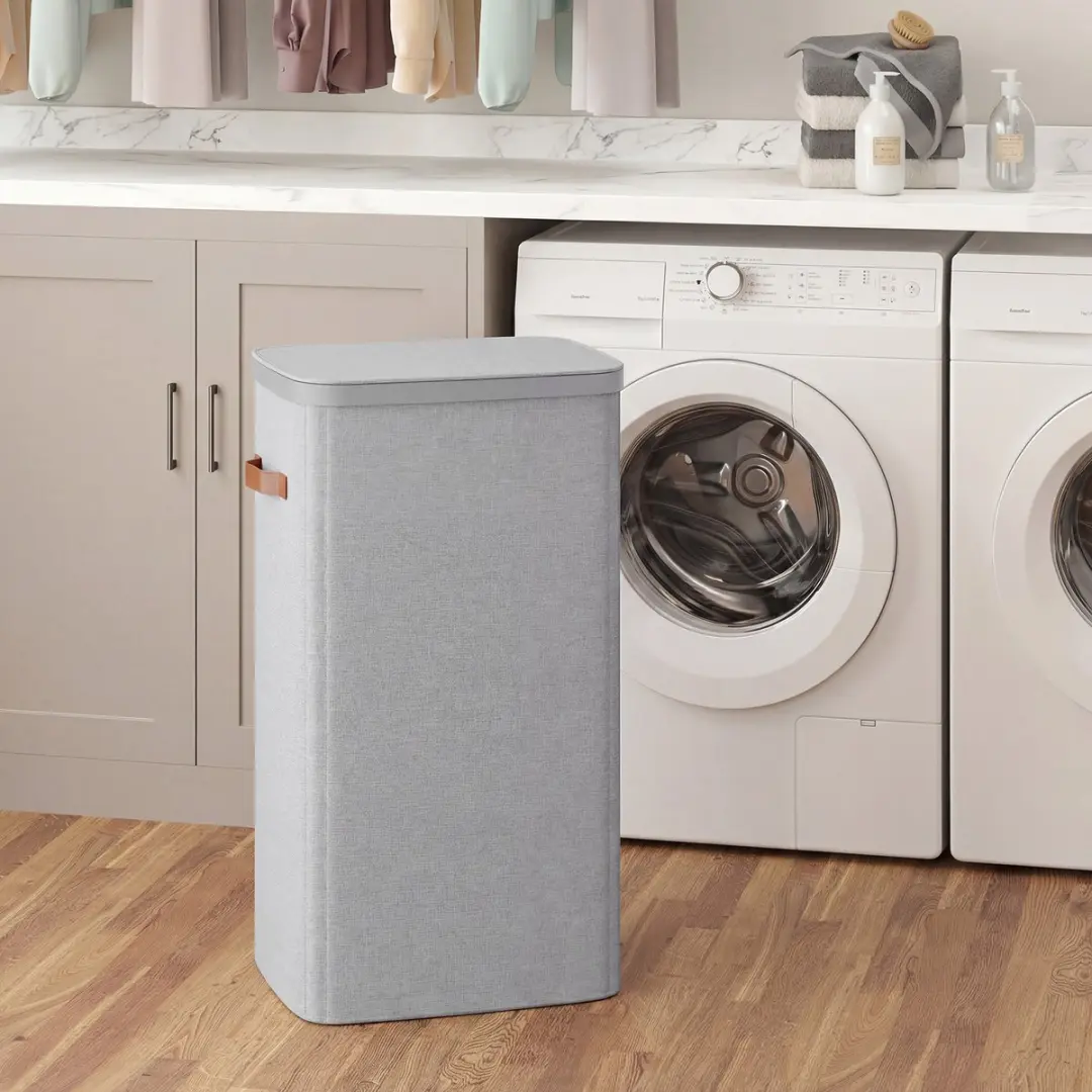 Songmics LCB811GD01 Wasmand 100L - Grijs
