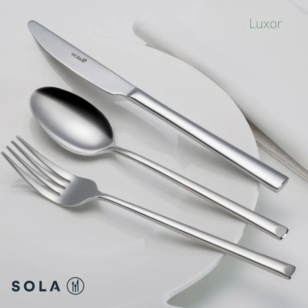 Sola Luxor Bestekset 24-delig - 12 persoons - Zilverwit 18/10