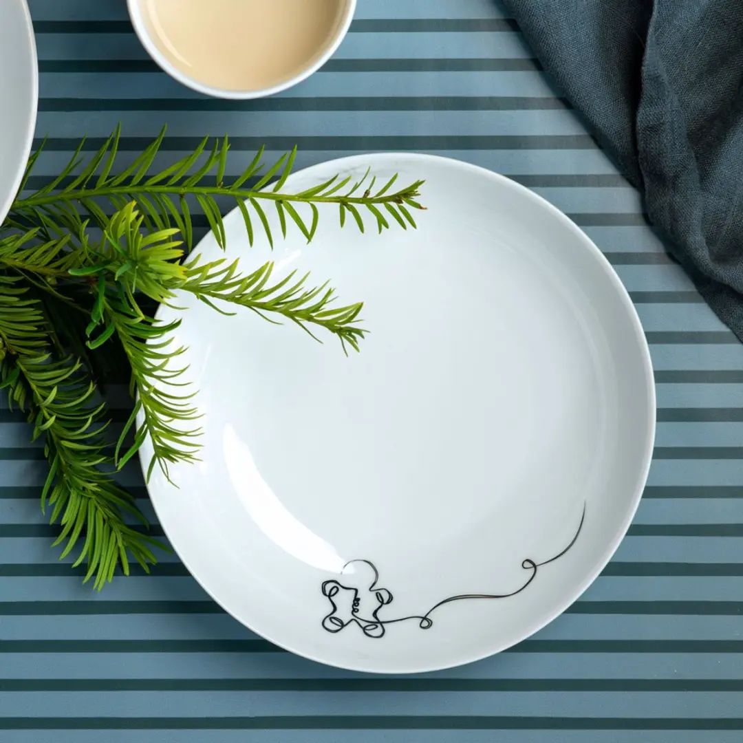 Villeroy & Boch XMAS Statement Lines Schaal ø18,7cm - Wit-gekleurd
