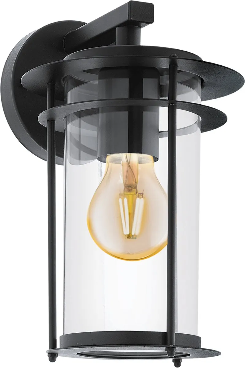 Eglo Valdeo Wandlamp IP44 - 1 Lichtpunt - Zwart