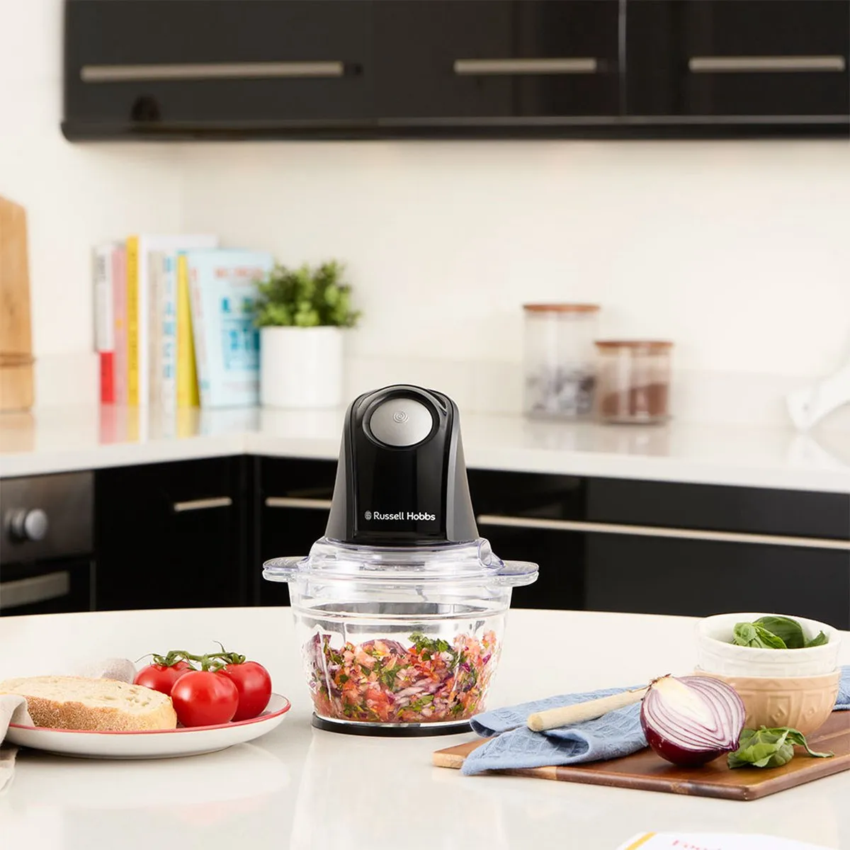 Russell Hobbs Desire Mini Hakmolen 350W - 500ml - Antraciet
