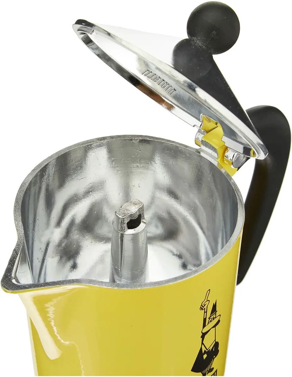 Bialetti Rainbow Percolator 300ml - Geel - 6 Koppen - afbeelding 6 van 6