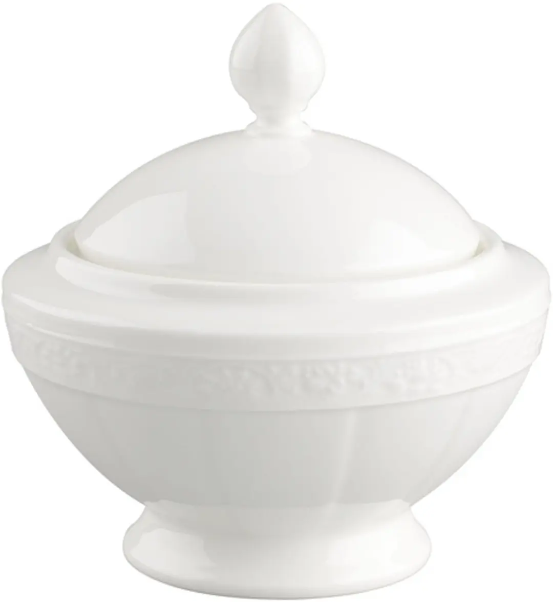 Villeroy & Boch White Pearl Suikerpot 1043890960