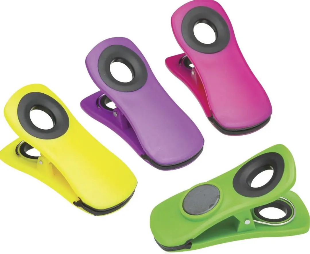 KitchenCraft Vershoudclips Magnetic 4 Stuks