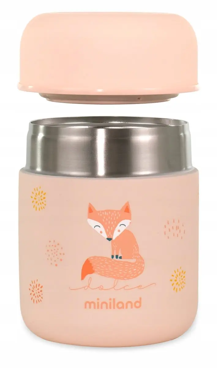 Miniland Dolce Maaltijd Thermosfles 280ml - Multicolor