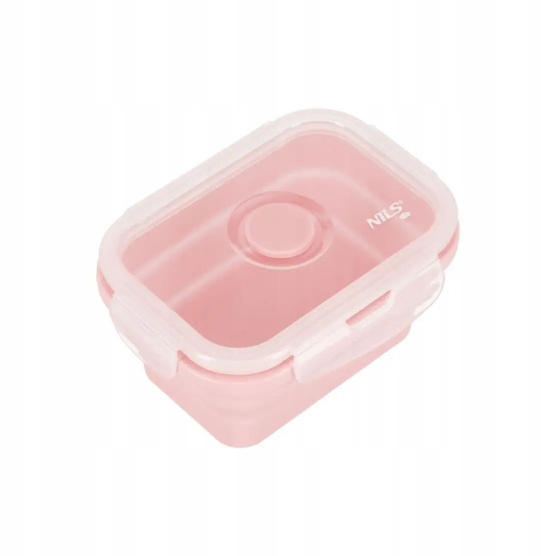 Nils Lunchbox Opvouwbaar Roze 355ml
