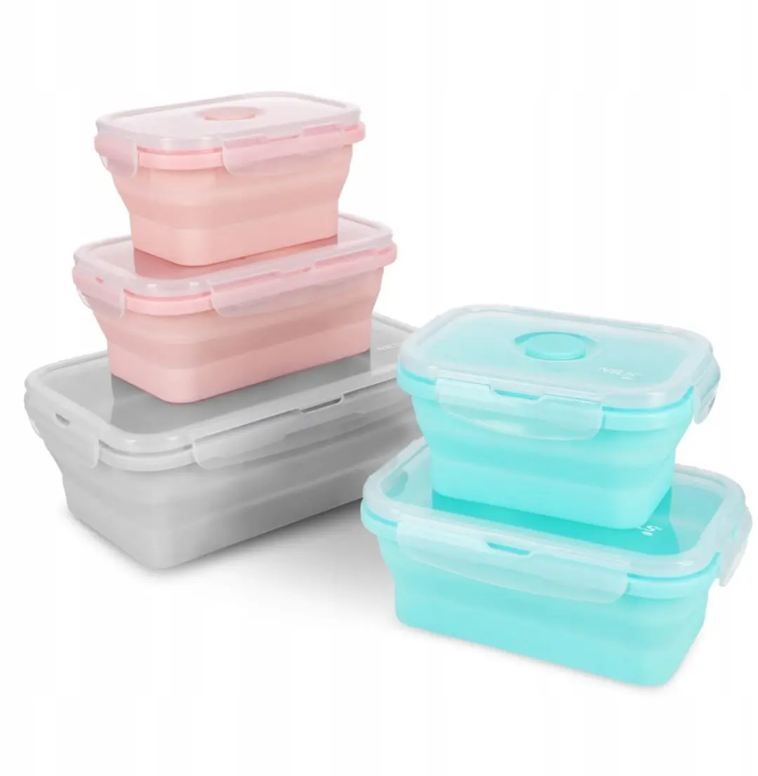 Nils Lunchbox Opvouwbaar Roze 355ml