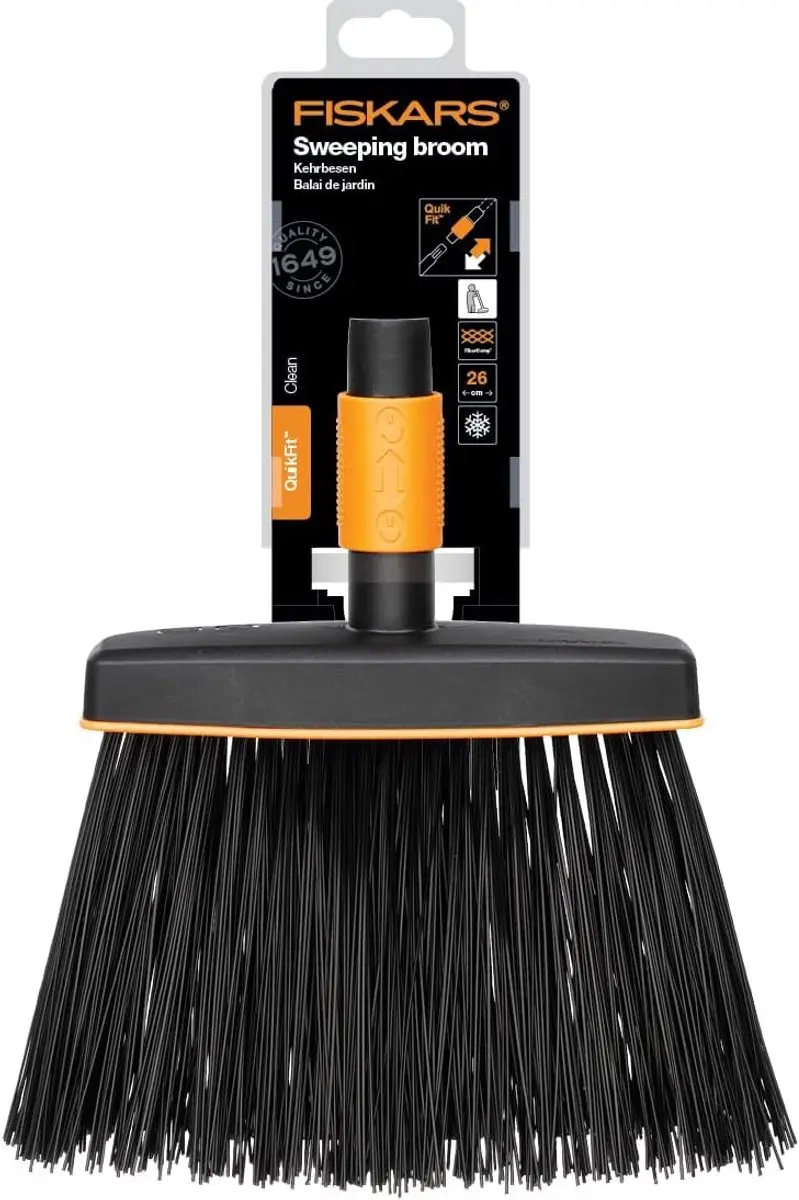 Fiskars Quikfit Bezemkop 1001415 - 260mm Zwart - afbeelding 6 van 6