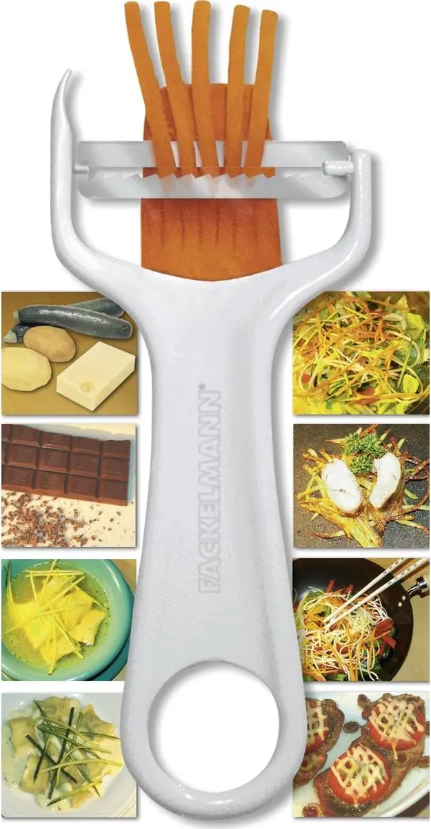 Fackelmann Groentesnijder Julienne 15cm - Roestvrij staal