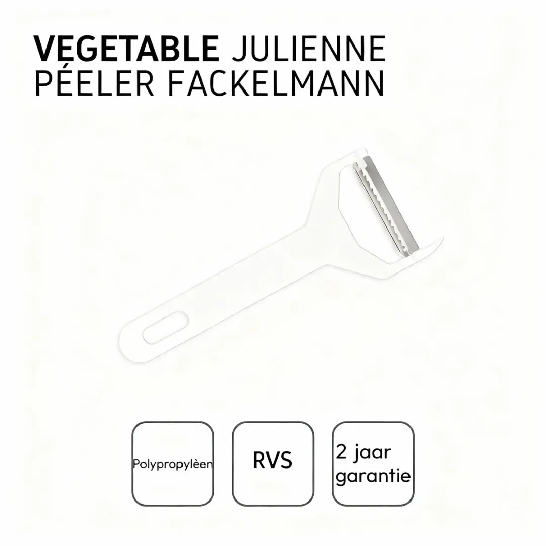 Fackelmann Groentesnijder Julienne 15cm - Roestvrij staal