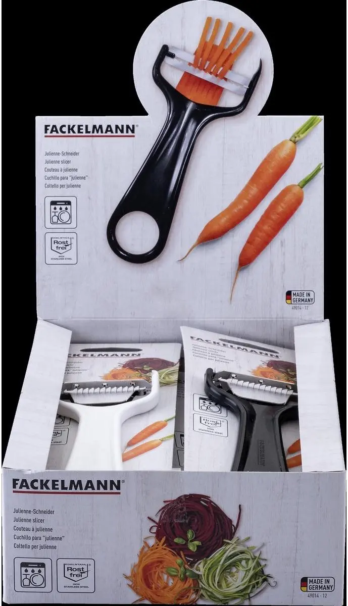 Fackelmann Groentesnijder Julienne 15cm - Roestvrij staal - afbeelding 6 van 6