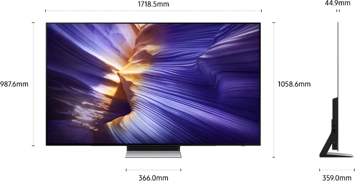 Smart TV Samsung 77 TQ77S90F 77" 4K Ultra HD HDR OLED