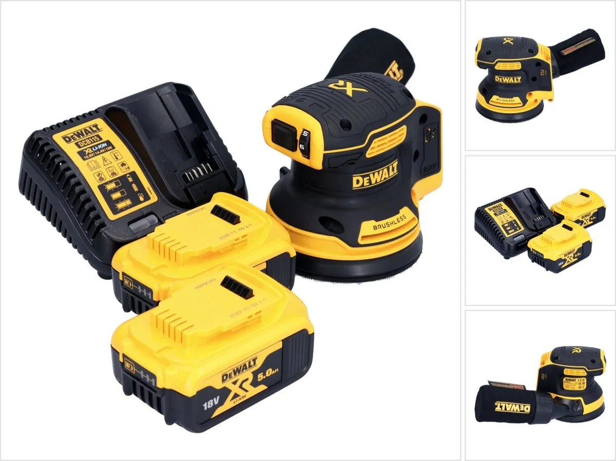 DeWalt DCW210 Excentrische Schuurmachine 125mm