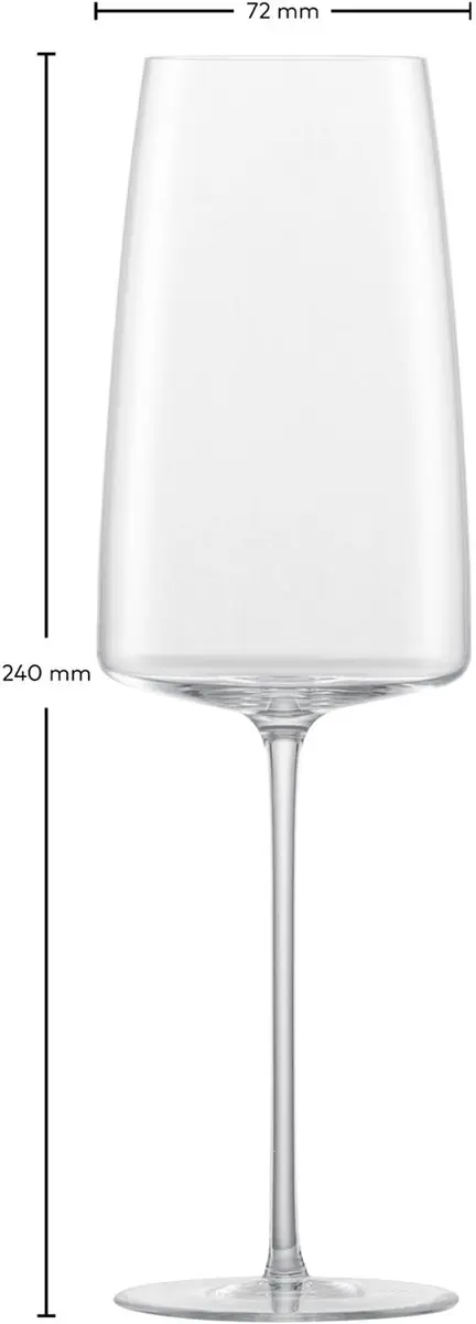 Zwiesel Glas Simplify Sektglazen Set - 6x 407ml - Transparant - afbeelding 2 van 6