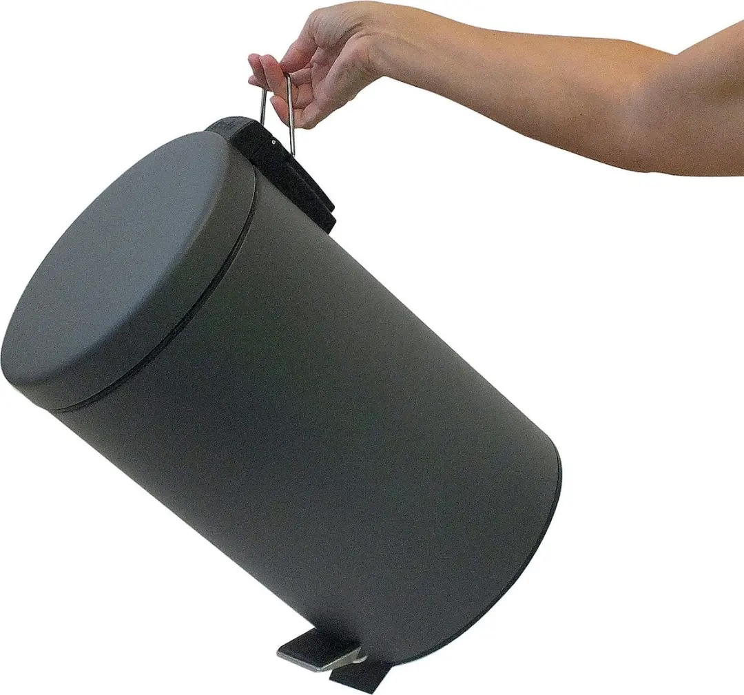 Kela Keuken Afvalemmer Timon 12L - Grijs - afbeelding 6 van 6