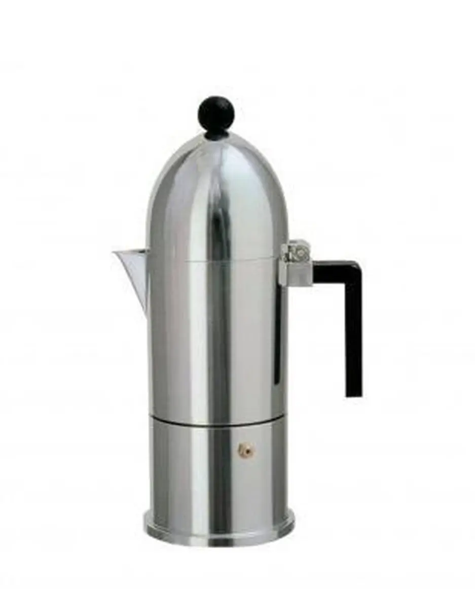 Alessi La Cupola Koffiezetter 3 Koppen - Zwart - afbeelding 6 van 6