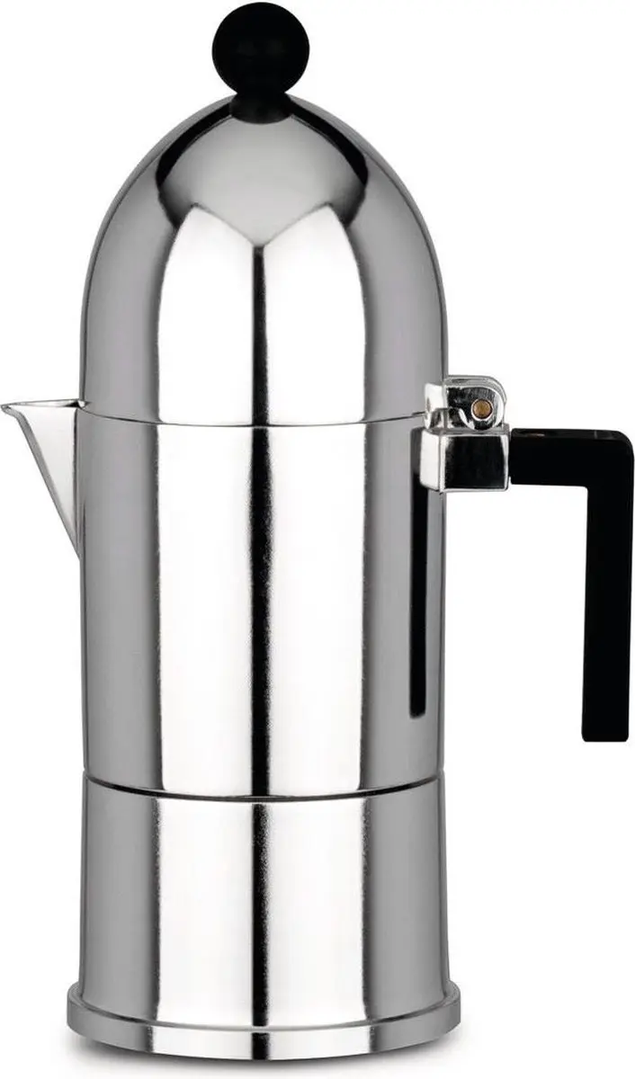 Alessi La Cupola Koffiezetter 3 Koppen - Zwart
