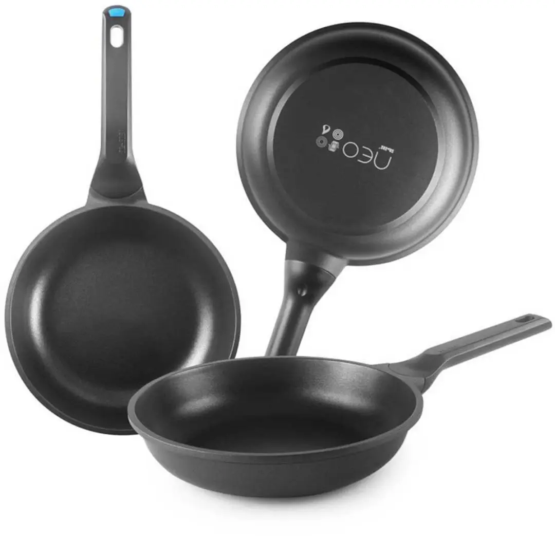 Ibili Noe Blue Koekenpan 22cm - Zilver