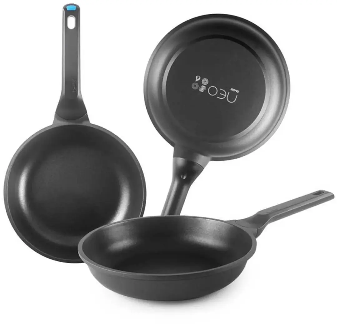 Ibili Noe Blue Koekenpan 22cm - Zilver